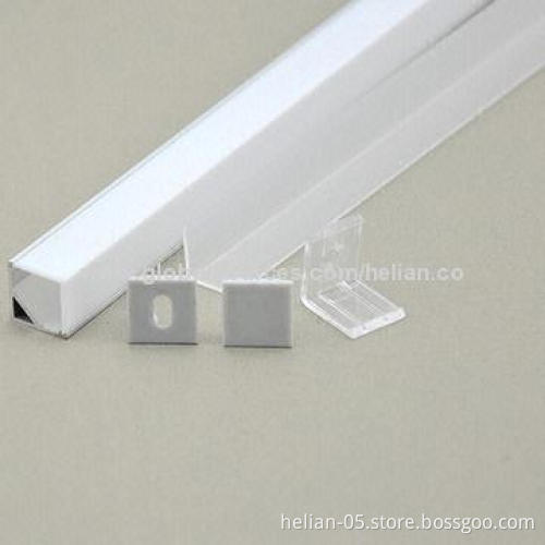 New square extrusion aluminum profiles, matches LED strip light
